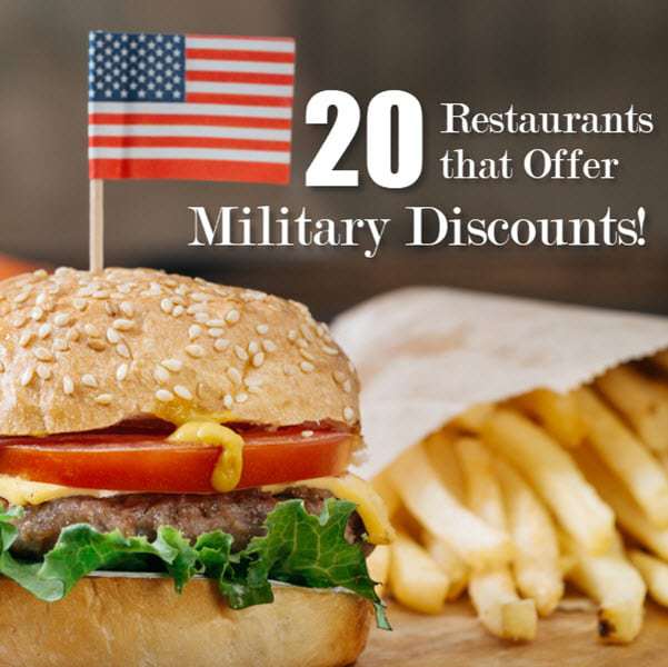 20 Restaurants That Offer Military Discounts