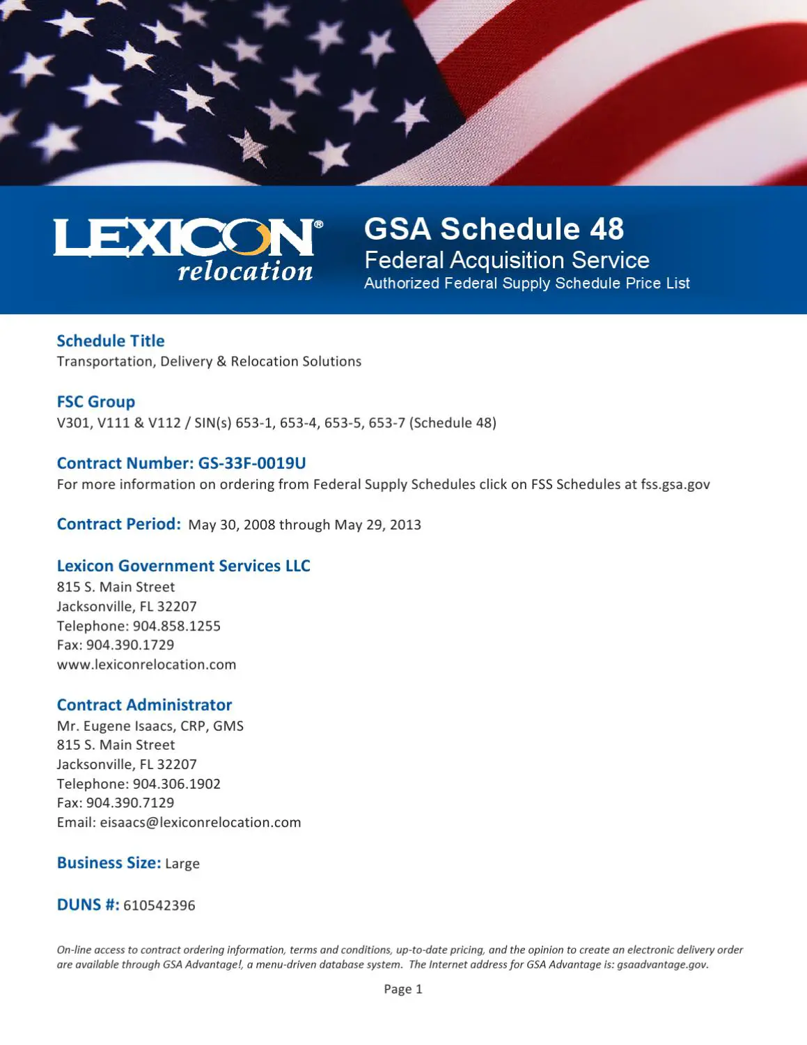 2012 GSA Schedule 48