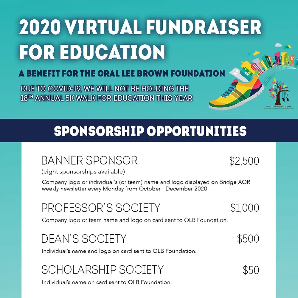 2020 Virtual Fundraiser for Education, benefitting the Oral Lee Brown ...