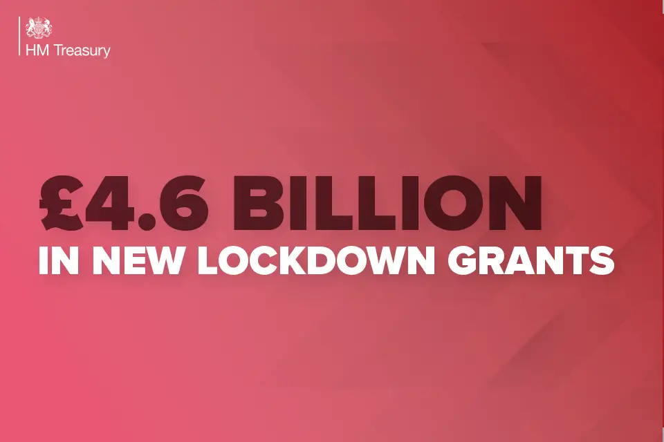 £4.6 billion in new lockdown grants to support businesses ...