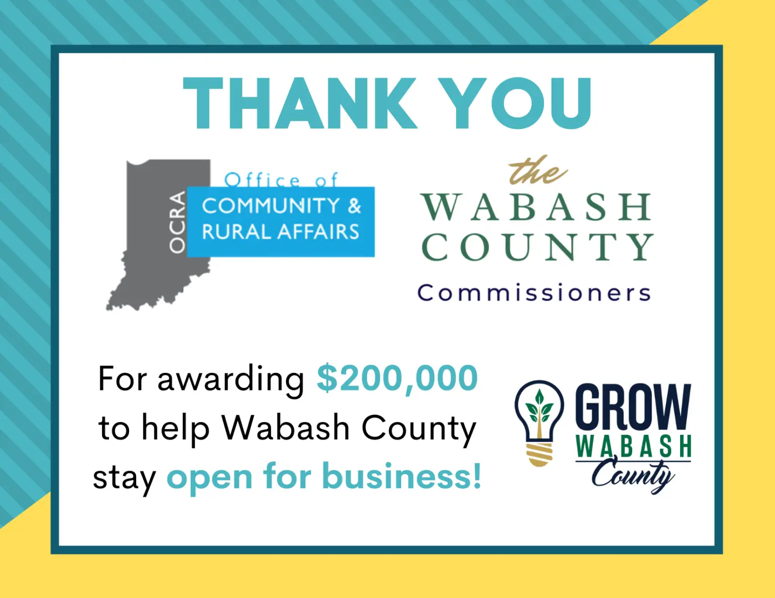 42 Wabash County businesses to receive COVID
