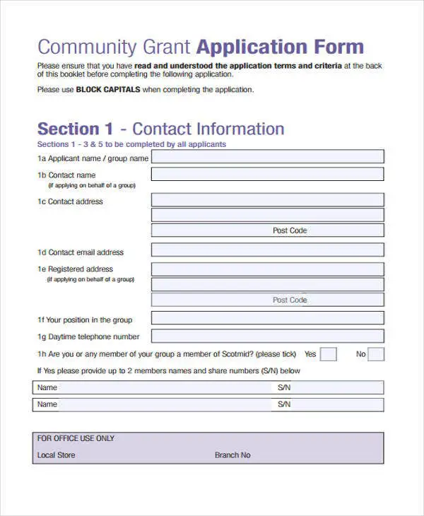44+ Basic Application Forms