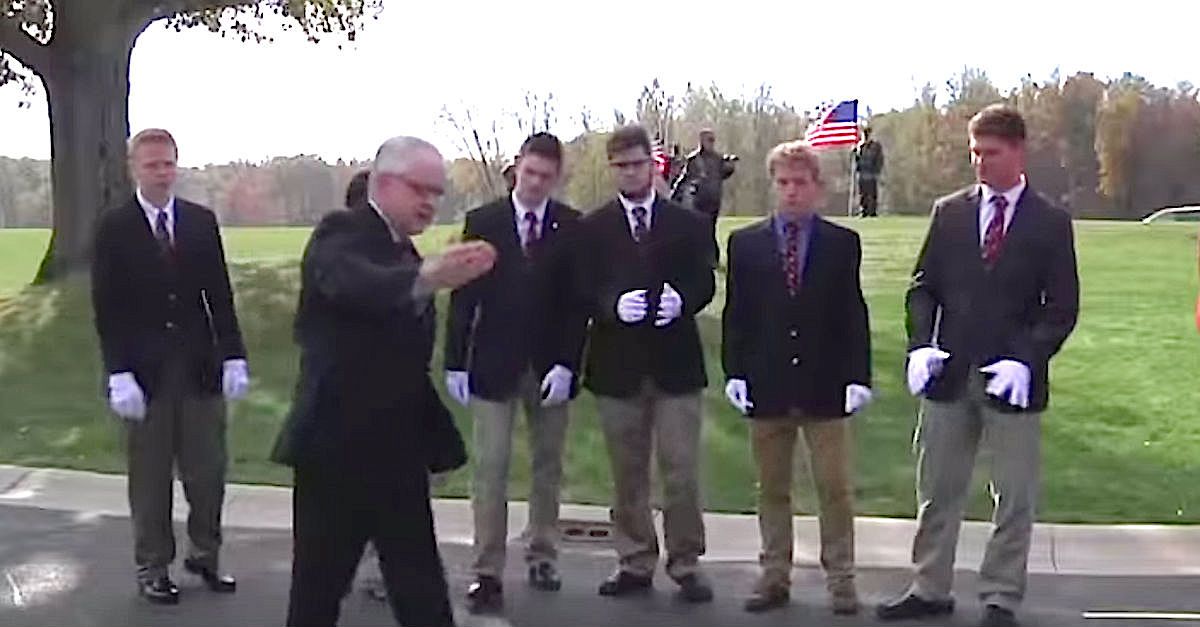 6 Students Line Up At Funeral, Now Watch What They Do With Their Hands ...