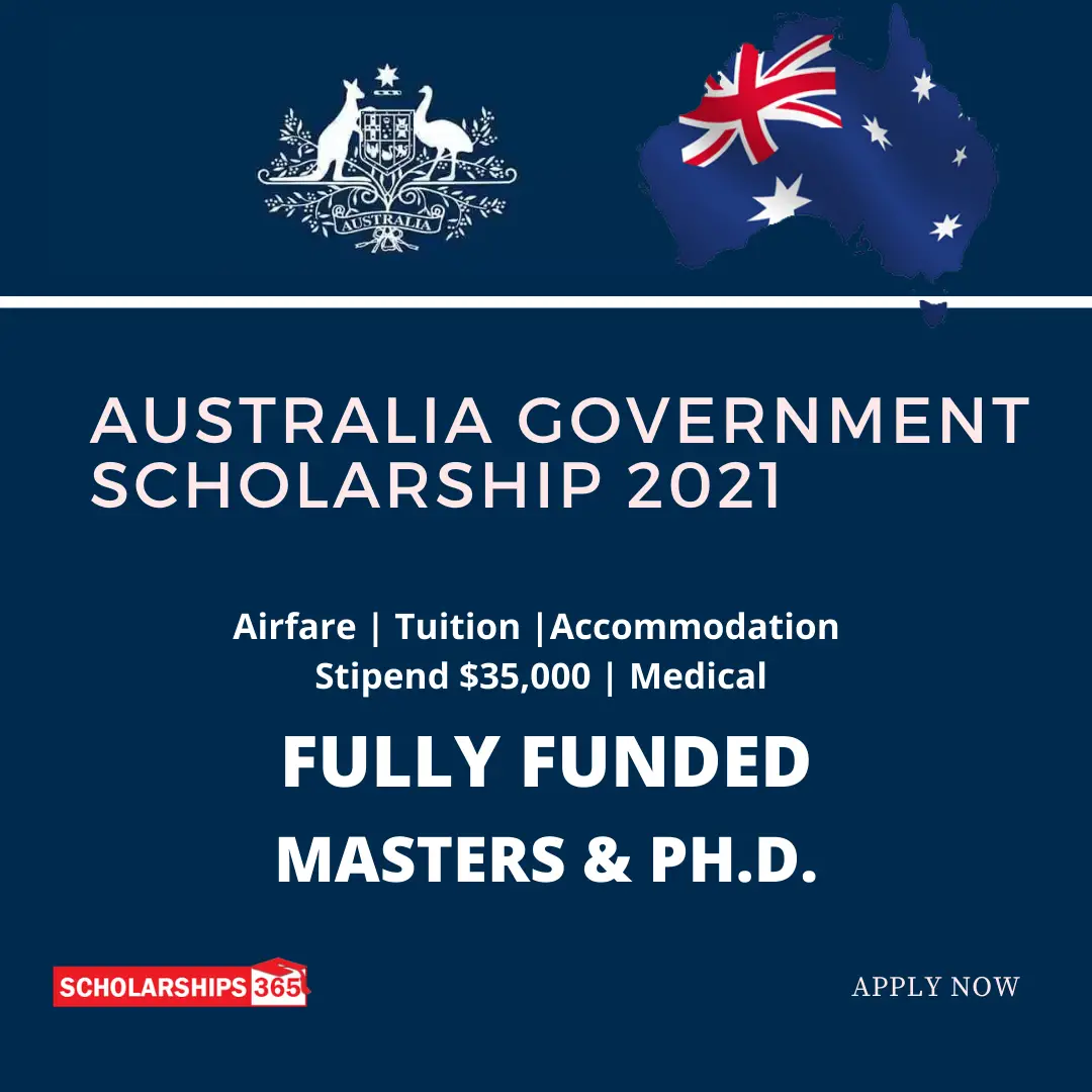 Australian Government Scholarships 2021