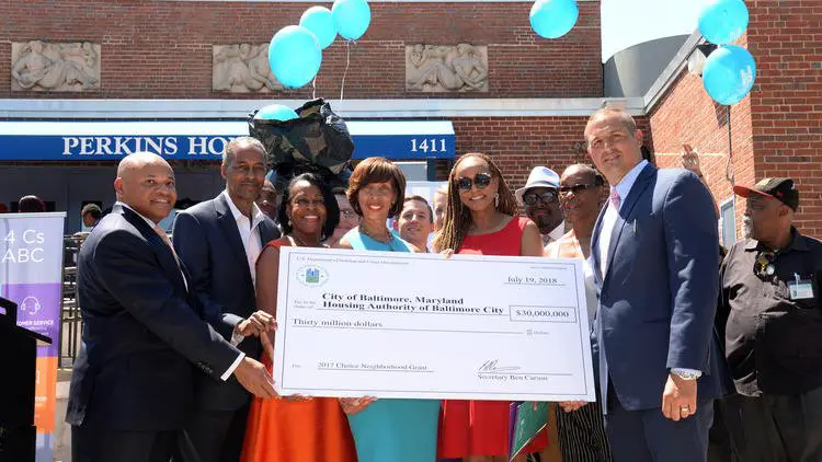 Baltimore receives $30 million federal HUD grant for Perkins Homes ...
