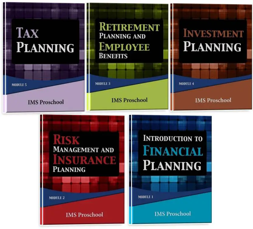 Certified Financial Planning Certification Modules (Set of 5 Books ...