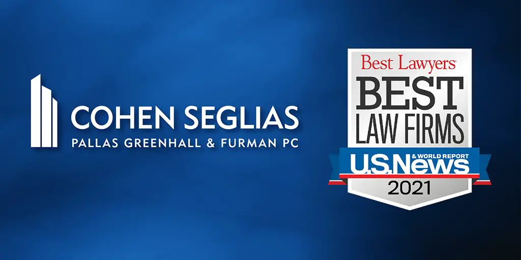 Cohen Seglias Recognized by U.S. News