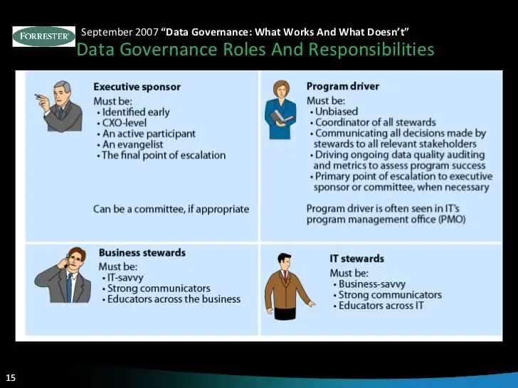Data Governance Roles And Responsibilities September 2007 ...