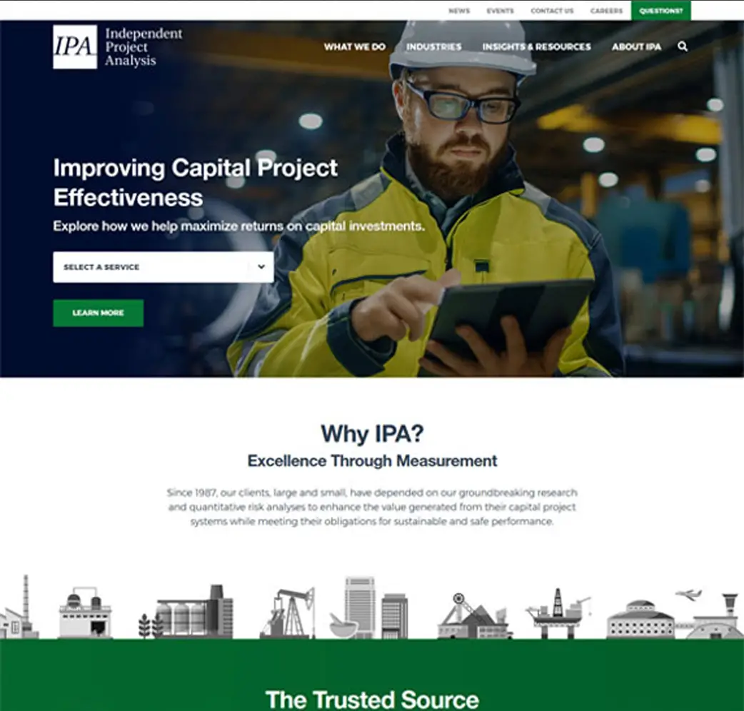 DC Government Contractor Website Design