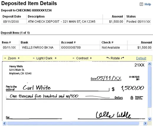 Deposit Details  Checking Online  Wells Fargo