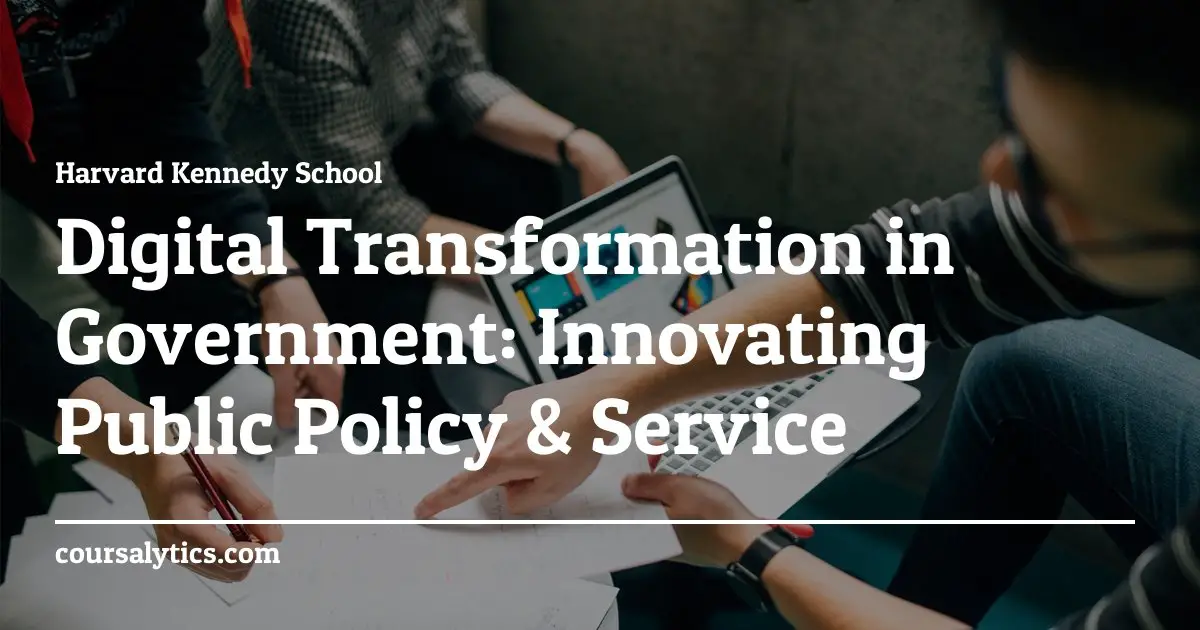 Digital Transformation in Government: Innovating Public ...
