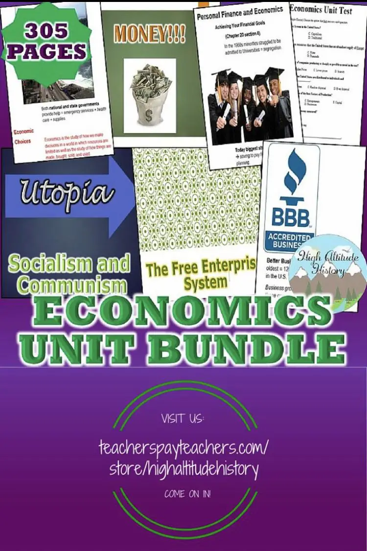 Economics Unit Bundle (Government)