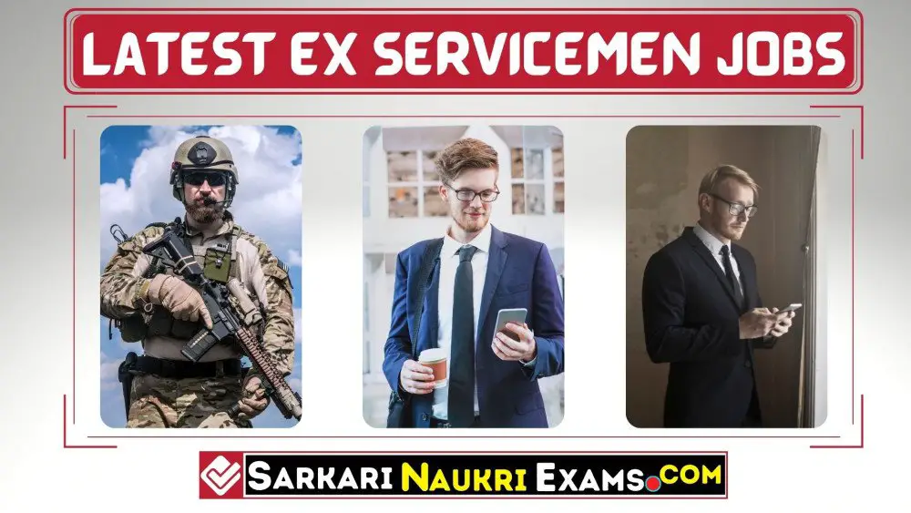 Ex Army Govt Jobs Ex Servicemen Sarkari Naukri Retired ...