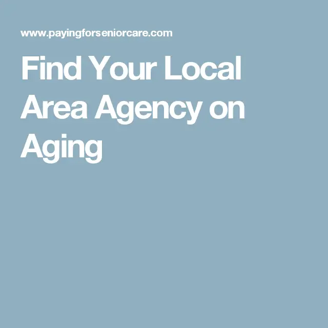 Find Your Local Area Agency on Aging