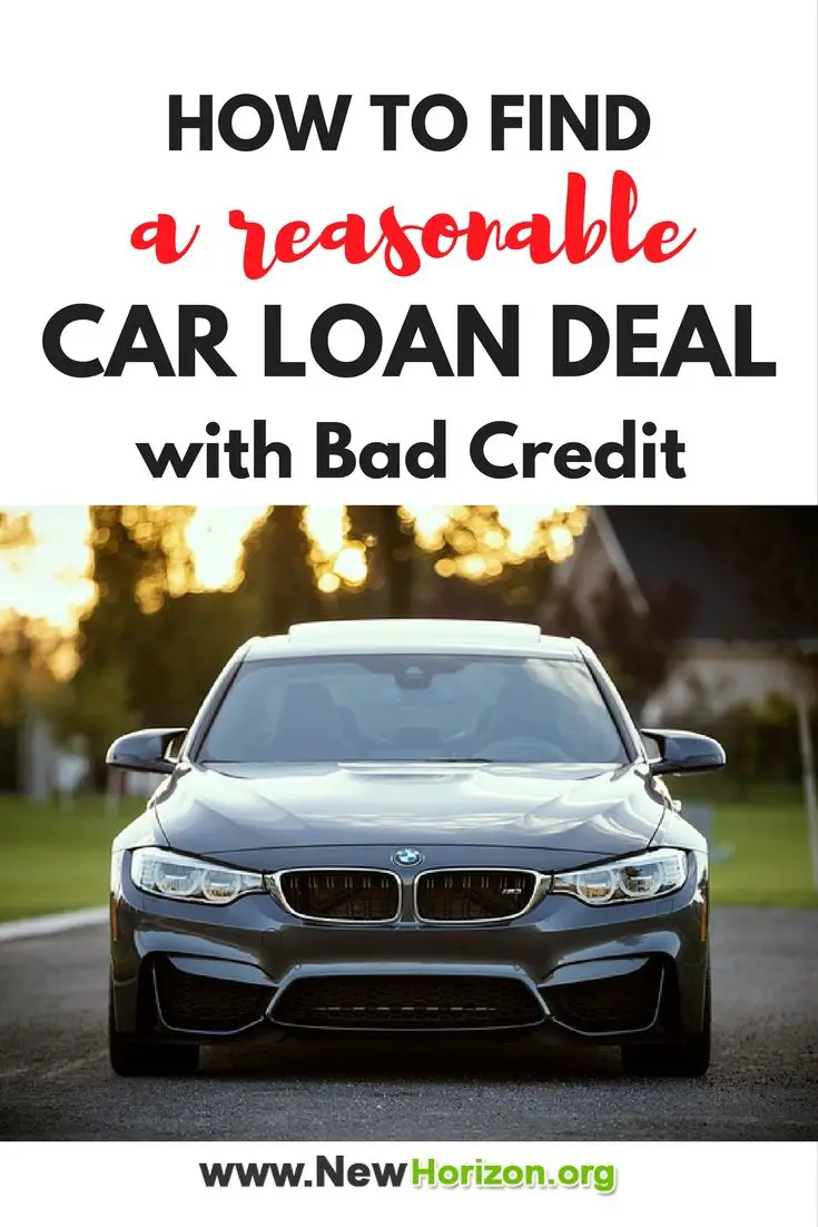 Finding A Reasonable Car Loan Despite Having Bad Credit
