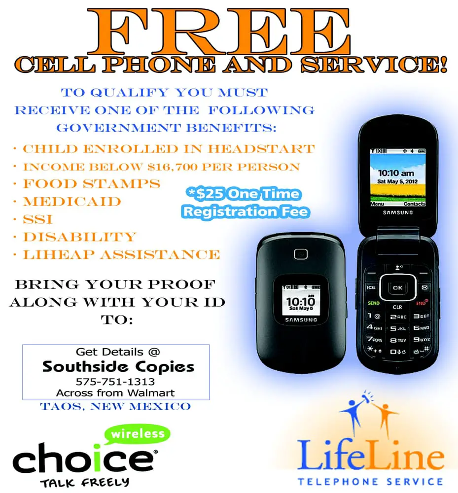 Free Cell Phones and Service for Low Income Families
