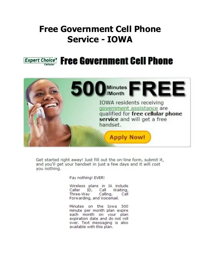 Free Government Cell Phone Service