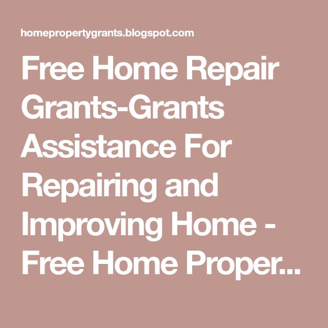 Free Home Repair Grants
