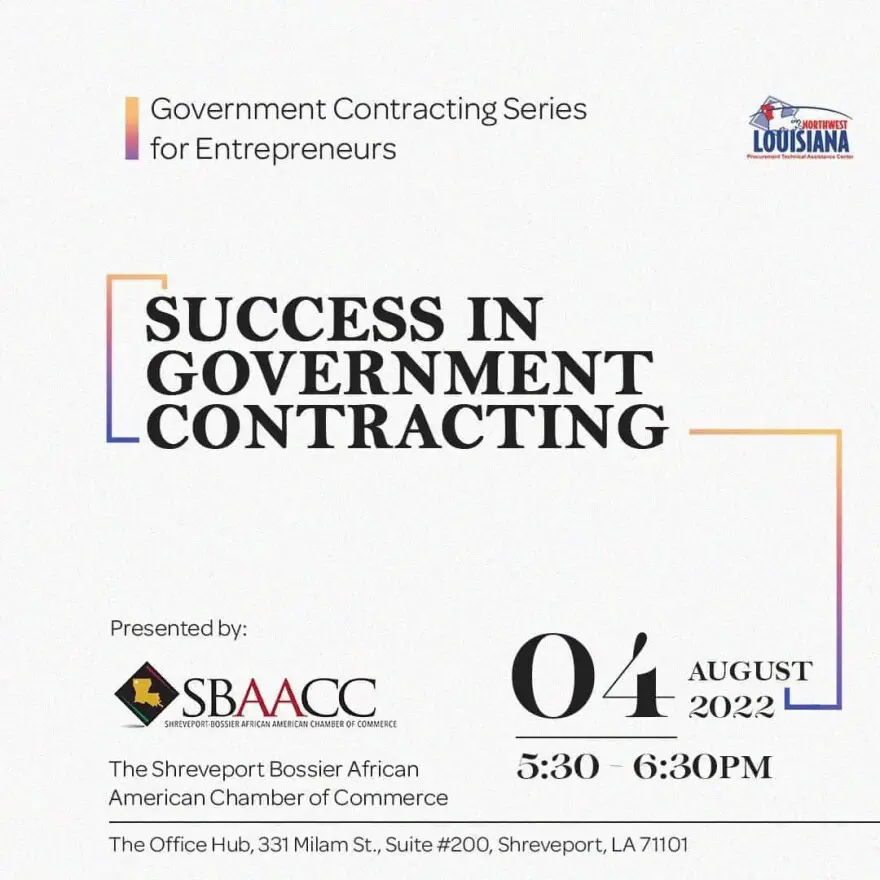 Free Series Offered To Small Business Owners On Securing Government ...