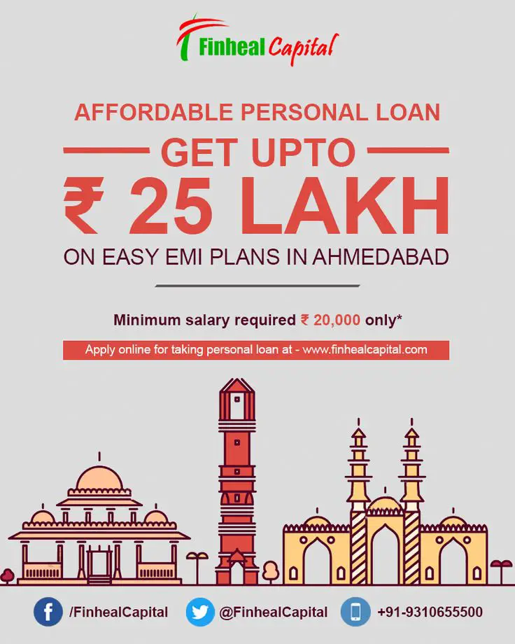 Get Personal Loan in Ahmedabad on easy EMI plans. Click here http://bit ...