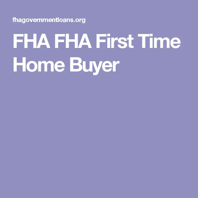 Government Home Loans For First Time Buyers