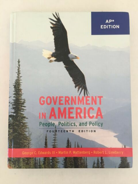 Government In America, Hardcover, Fourteenth Edition, AP ...