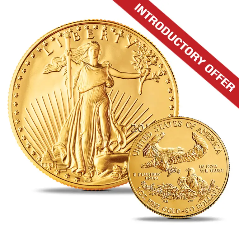 Government Issued 1 oz $50 Gold American Eagles. LOW PRICE GUARANTEE ...