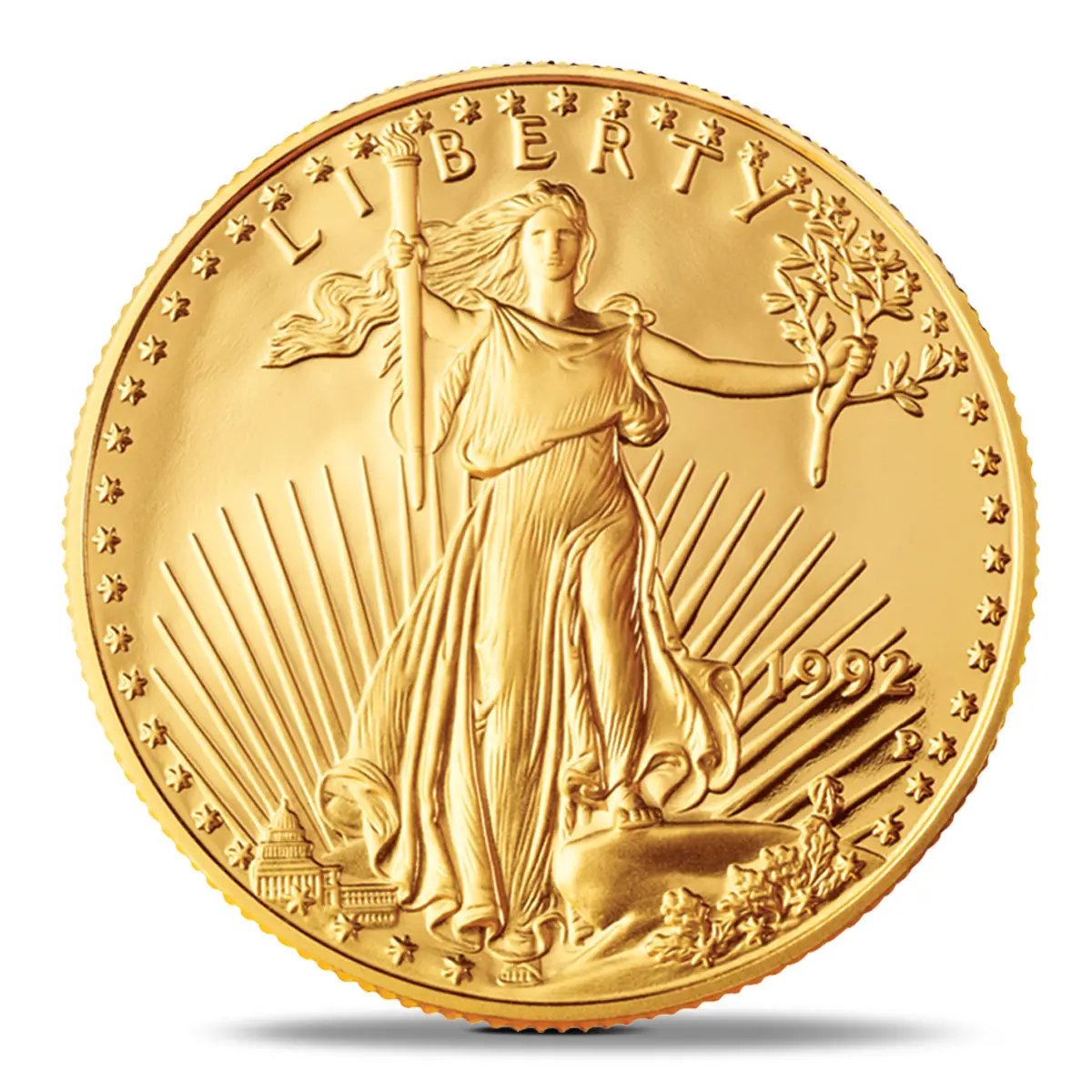 Government Issued 1/10 oz $5 Gold American Eagles AT