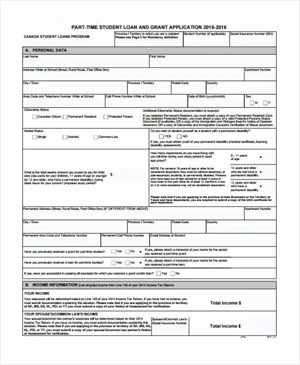 Grant Application form Template Best Of 41 Student Application form ...