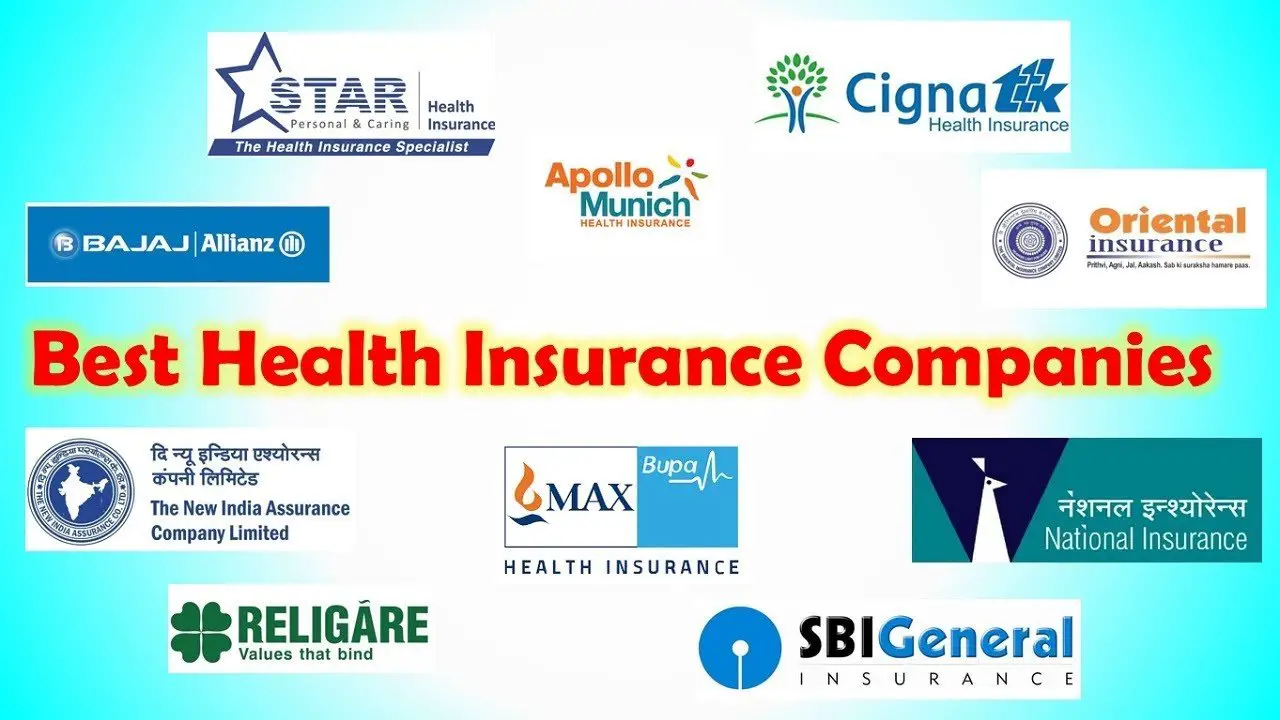 health insurance companies in India list many health ...