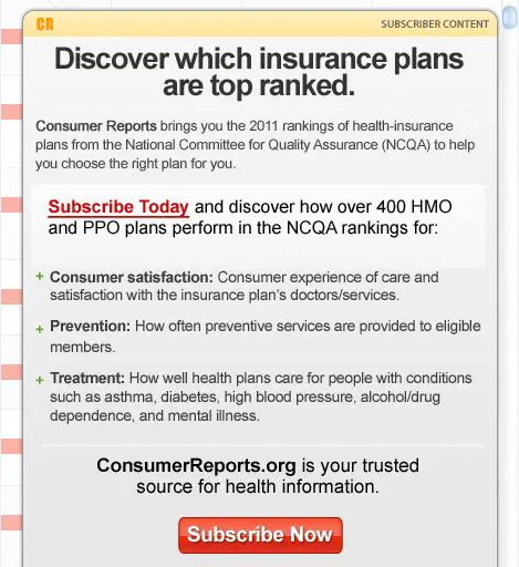Health Insurance Search Results