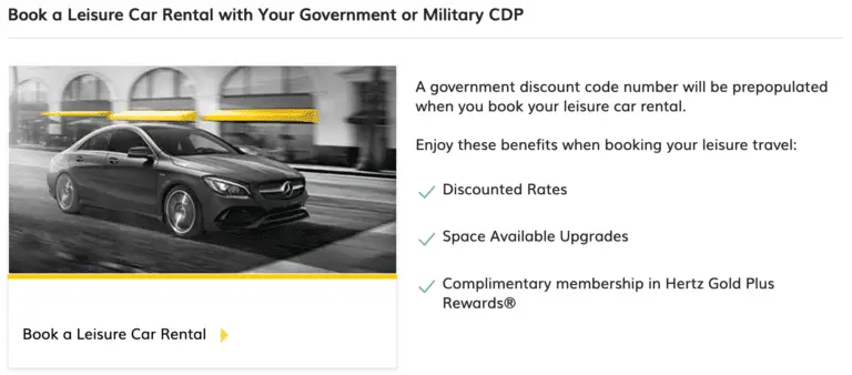Hertz Military Discount