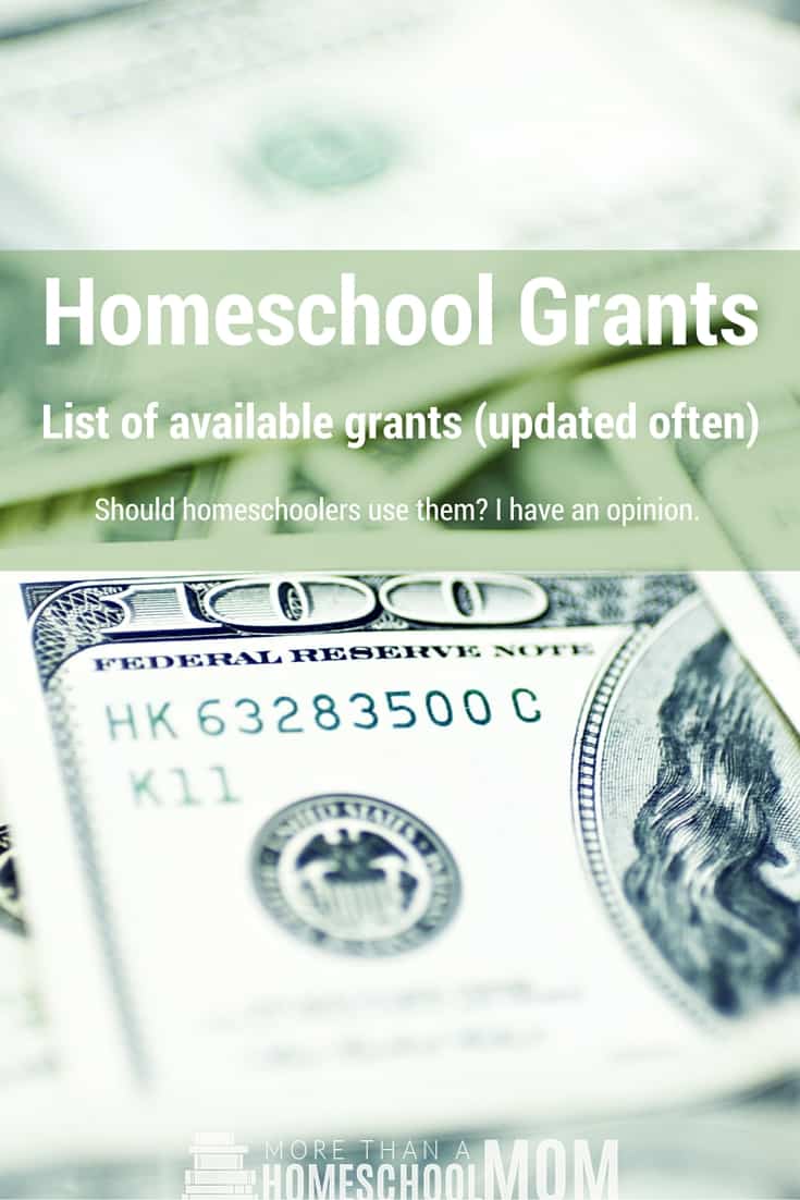 Homeschool Grants List Updated Often with any new grants
