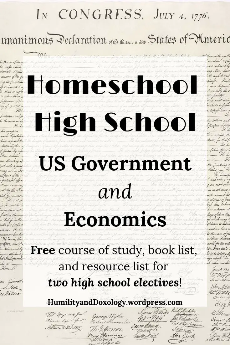 Homeschool High School: Free Curriculum Plan for US Government and ...