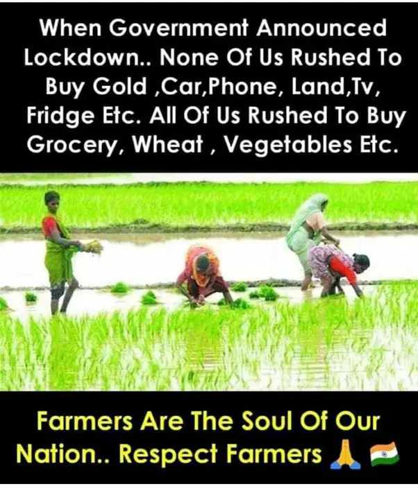 How farmers will Harvest their crops in such lockout?