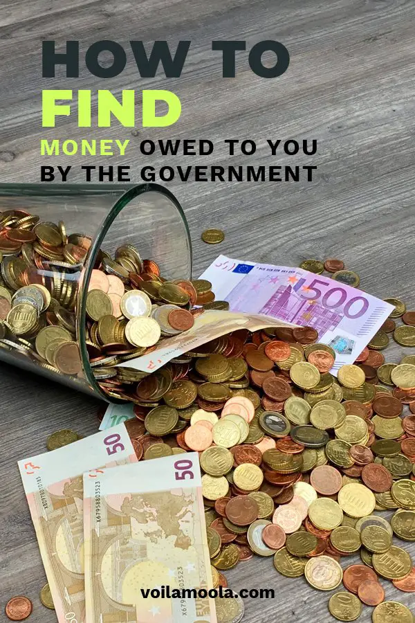 How to Find Money Owed to You by the Government  Voila Moola