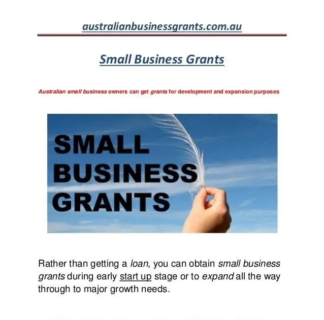 How To Get A Government Business Grant