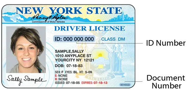How to get my state ID number with the card
