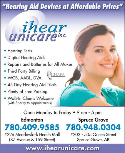 iHear Unicare â Spruce Grove â HealthLocal