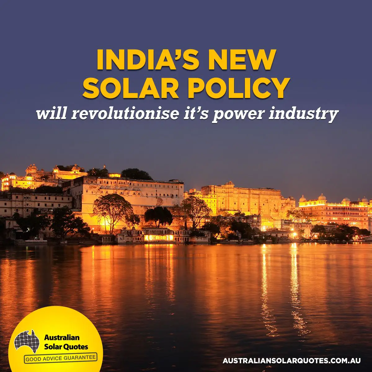 India soon to see energy revolution with new government solar policy ...