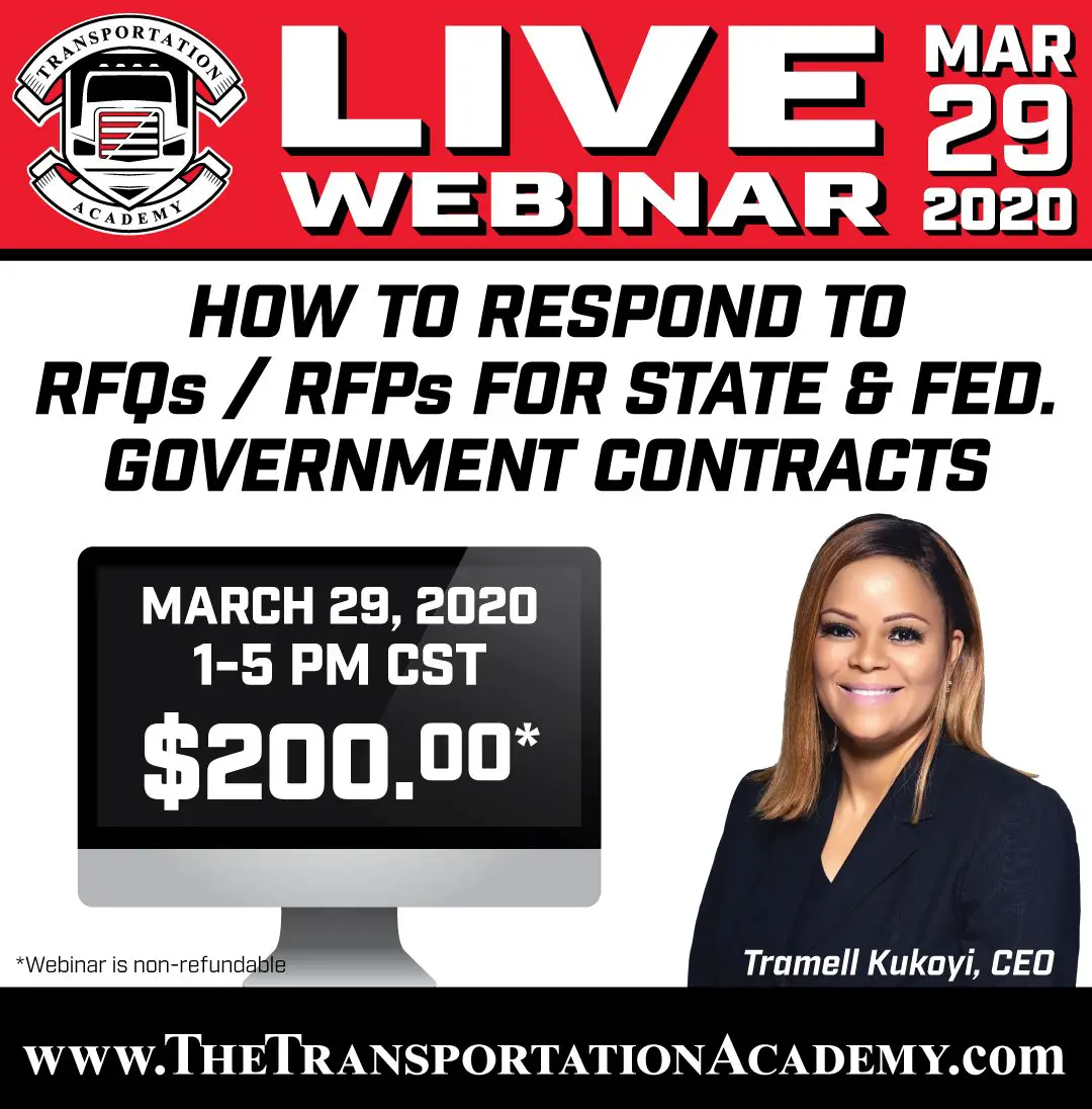 Live Webinar, How to Respond to RFQs/RFPs for State and Federal ...