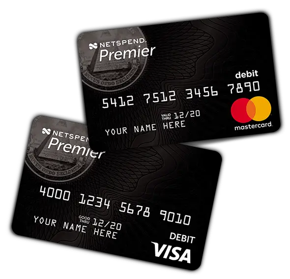 Mastercard and Visa Prepaid Debit Cards