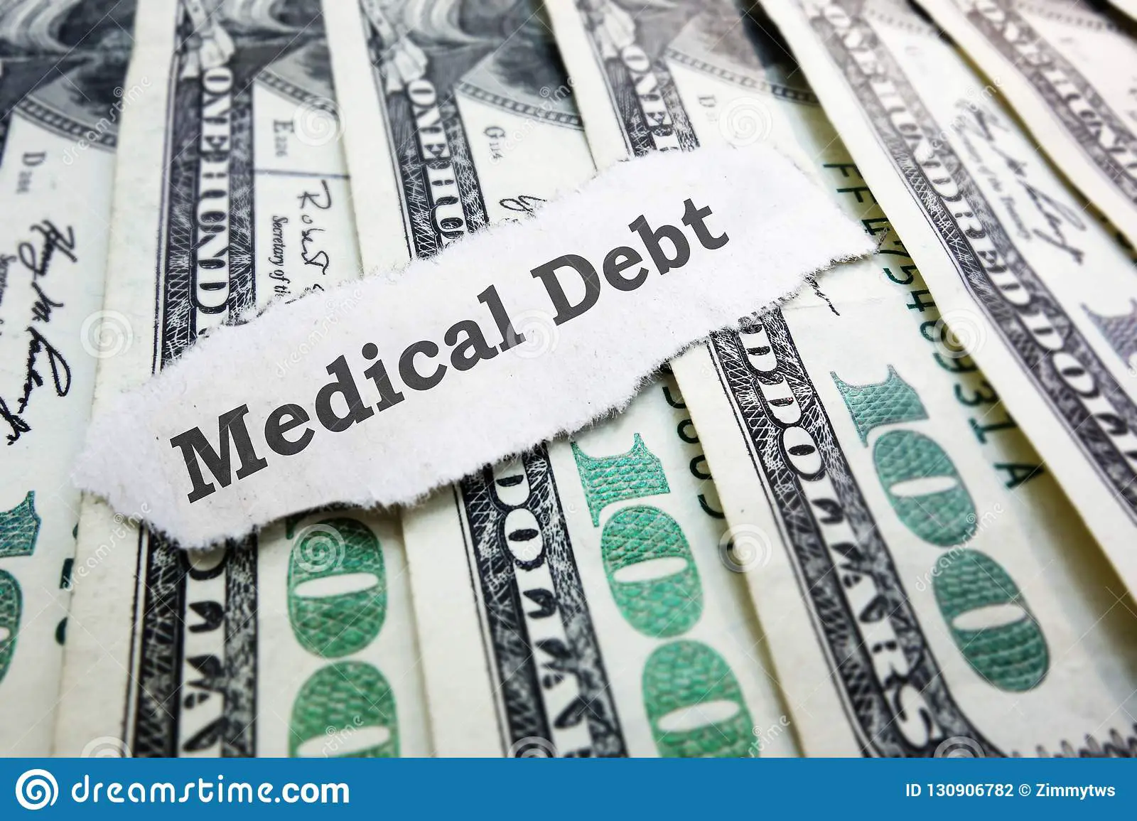 Medical Debt money stock photo. Image of billing, debt ...