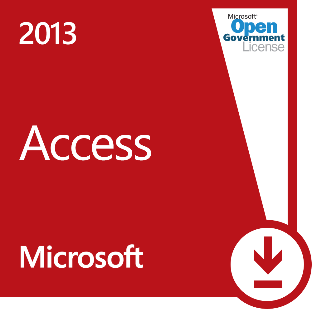 Microsoft Access 2013 License Open Government Microsoft #sku# #barcode ...