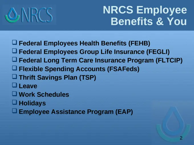 NRCS Employee Benefits &  You. 2 Federal Employees Health Benefits (FEHB ...