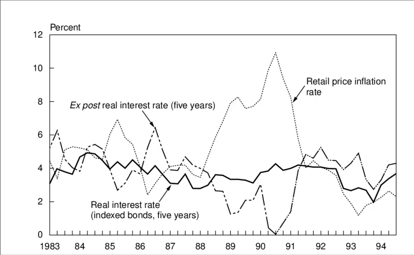 Real Interest Rates in the Government Bond Market (Five