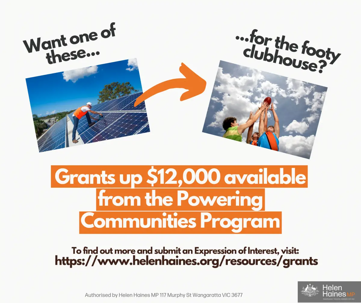 Renewable energy grants for community groups to lower electricity costs ...