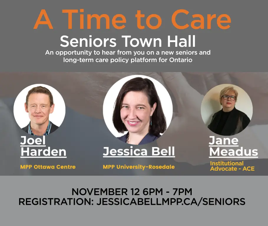 Seniors Townhall: A Time to Care