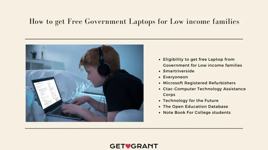 [September]How to get Free Government Laptops for Low income families