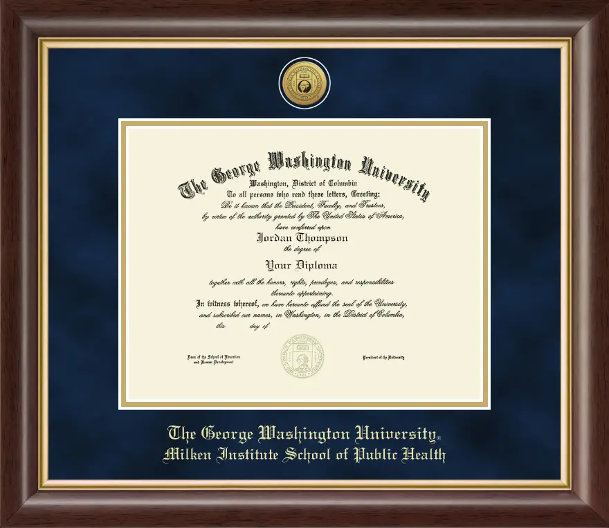 The George Washington University Gold Engraved Medallion ...